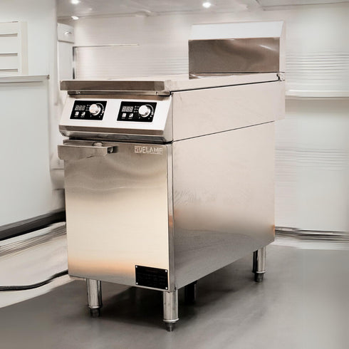 nuFLAME 4-Zone Commercial Flat Induction Cooktop - 3.5kW